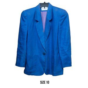 Women's Blue Suit Blazer Size 10
